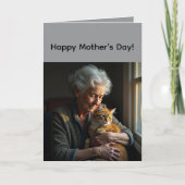 Folded Greeting Card for Mother's Day Karte (Vorderseite)