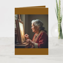 Folded Greeting Card for Mother's Day Karte