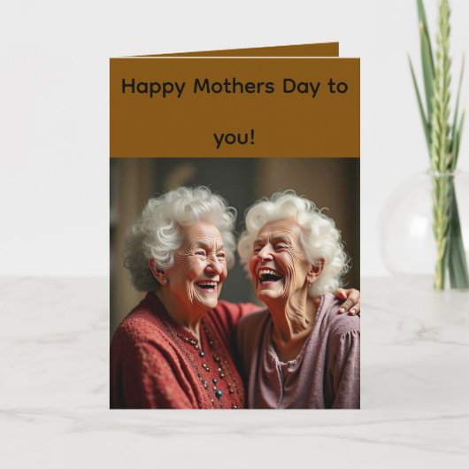 Folded Greeting Card for Mother's Day Karte (Vorderseite)