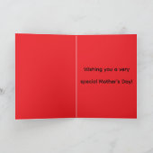 Folded Greeting Card for Mother's Day Karte (Innenseite)