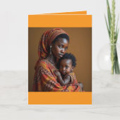 Folded Greeting Card for Mother's Day Karte (Vorderseite)