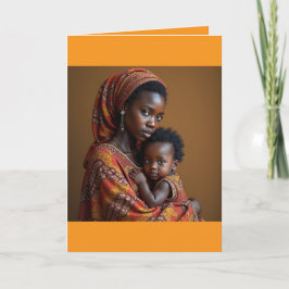 Folded Greeting Card for Mother's Day Karte