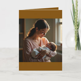 Folded Greeting Card for Mother's Day Karte