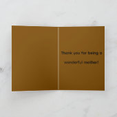 Folded Greeting Card for Mother's Day Karte (Innenseite)