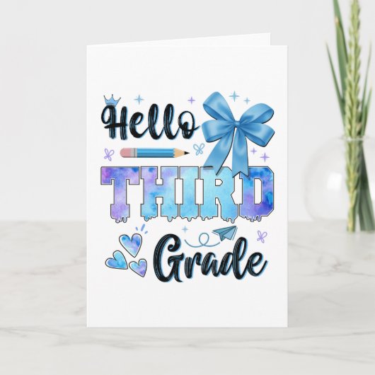 Folded Greeting Card Karte (Vorderseite)