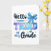 Folded Greeting Card Karte (Gelbe Blume)