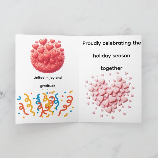 Folded Greeting Card Karte (Innenseite)