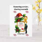 Folded Greeting Card Karte (Gelbe Blume)