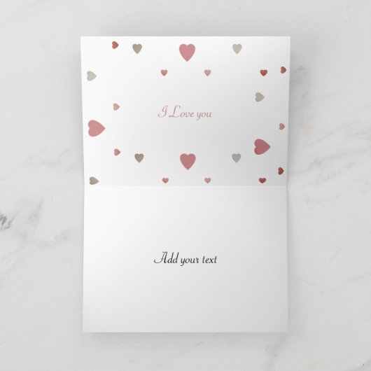 Folded Greeting Card Karte (Innenseite)