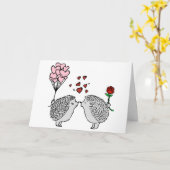 Folded Greeting Card Karte (Gelbe Blume)