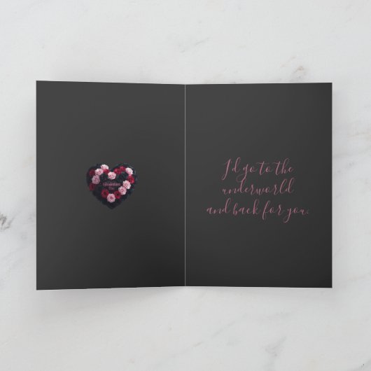 Folded Greeting Card Karte (Innenseite)
