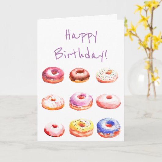 Folded Greeting Card Karte (Gelbe Blume)