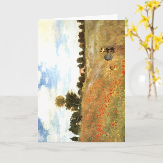 Folded Greeting Card Karte (Gelbe Blume)