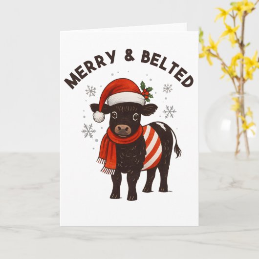 Folded Greeting Card Karte (Gelbe Blume)