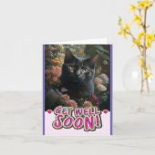 Folded Greeting Card Karte (Gelbe Blume)