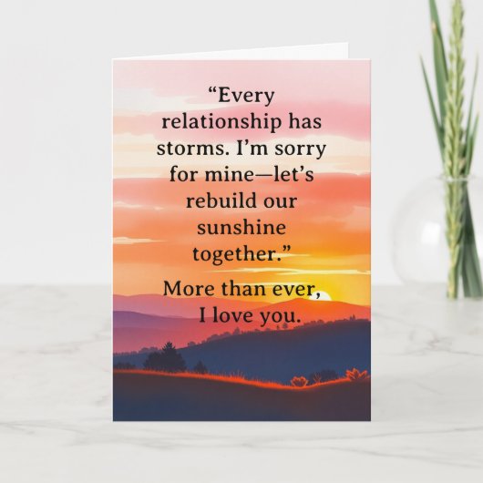 Folded Greeting Card Karte (Vorderseite)