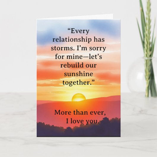 Folded Greeting Card Karte (Vorderseite)