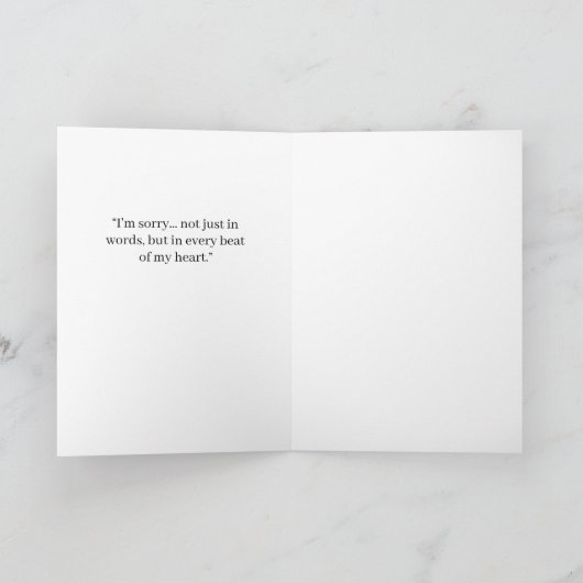 Folded Greeting Card Karte (Innenseite)