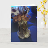 Folded Greeting Card Karte (Gelbe Blume)