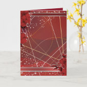 Folded Greeting Card Karte (Gelbe Blume)