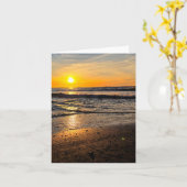 Folded Greeting Card Karte (Gelbe Blume)