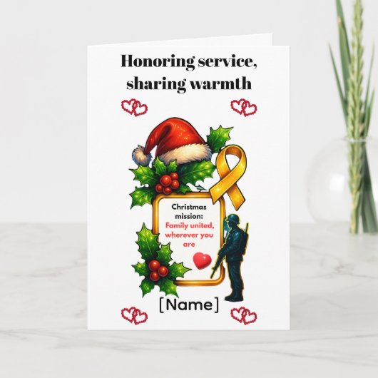 Folded Greeting Card Karte (Vorderseite)