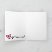 Folded Greeting Card Karte (Innenseite)