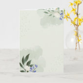 Folded Greeting Card Karte (Gelbe Blume)