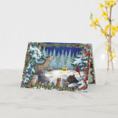 Folded Greeting Card Karte (Gelbe Blume)