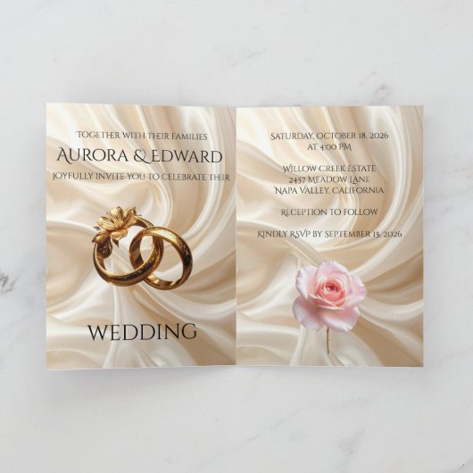 Folded Greeting Card Karte (Innenseite)