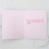 Folded Greeting Card Karte (Innenseite)