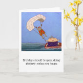 Folded Greeting Card Karte (Gelbe Blume)