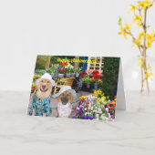 Folded Greeting Card Karte (Gelbe Blume)