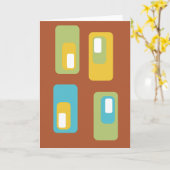 Folded Greeting Card Karte (Gelbe Blume)