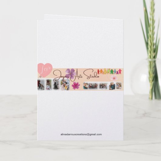 Folded Greeting Card Karte (Rückseite)