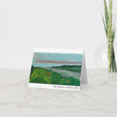Folded greeting card with Appalachian landscape Karte (Vorderseite)