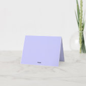 Folded Iris Note Card-Purple Irises-Small (Rückseite)