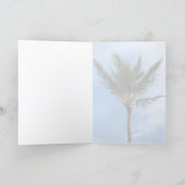 Folded Kilauea Lighthouse Blank Card Dankeskarte (Innenseite)