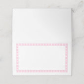 Folded Name Place Card Platzkarte (Außenseite Aufgefaltet)