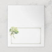 Folded Name Place Card Platzkarte (Außenseite Aufgefaltet)