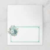 Folded Name Place Card Platzkarte (Außenseite Aufgefaltet)