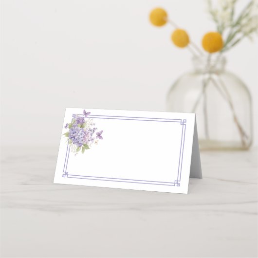 Folded Name Place Card Platzkarte (Vorderseite)