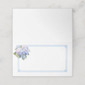 Folded Name Place Card Platzkarte (Außenseite Aufgefaltet)