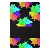 Folded Paper Pattern Mini Klemmbrett (Rückseite)