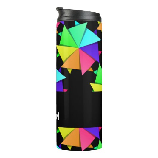 Folded Paper Pattern Thermosbecher (Nach rechts gedreht)