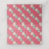 Folded Place Card Platzkarte (Innenseite Aufgefaltet)