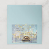 Folded Place Card Platzkarte (Außenseite Aufgefaltet)