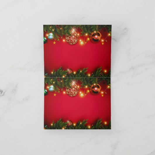 Folded Thank You Card Dankeskarte (Innenseite)