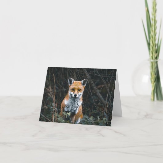 Folded Thank You Card Dankeskarte (Vorderseite)
