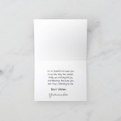 Folded Thank You Card Dankeskarte (Innenseite)